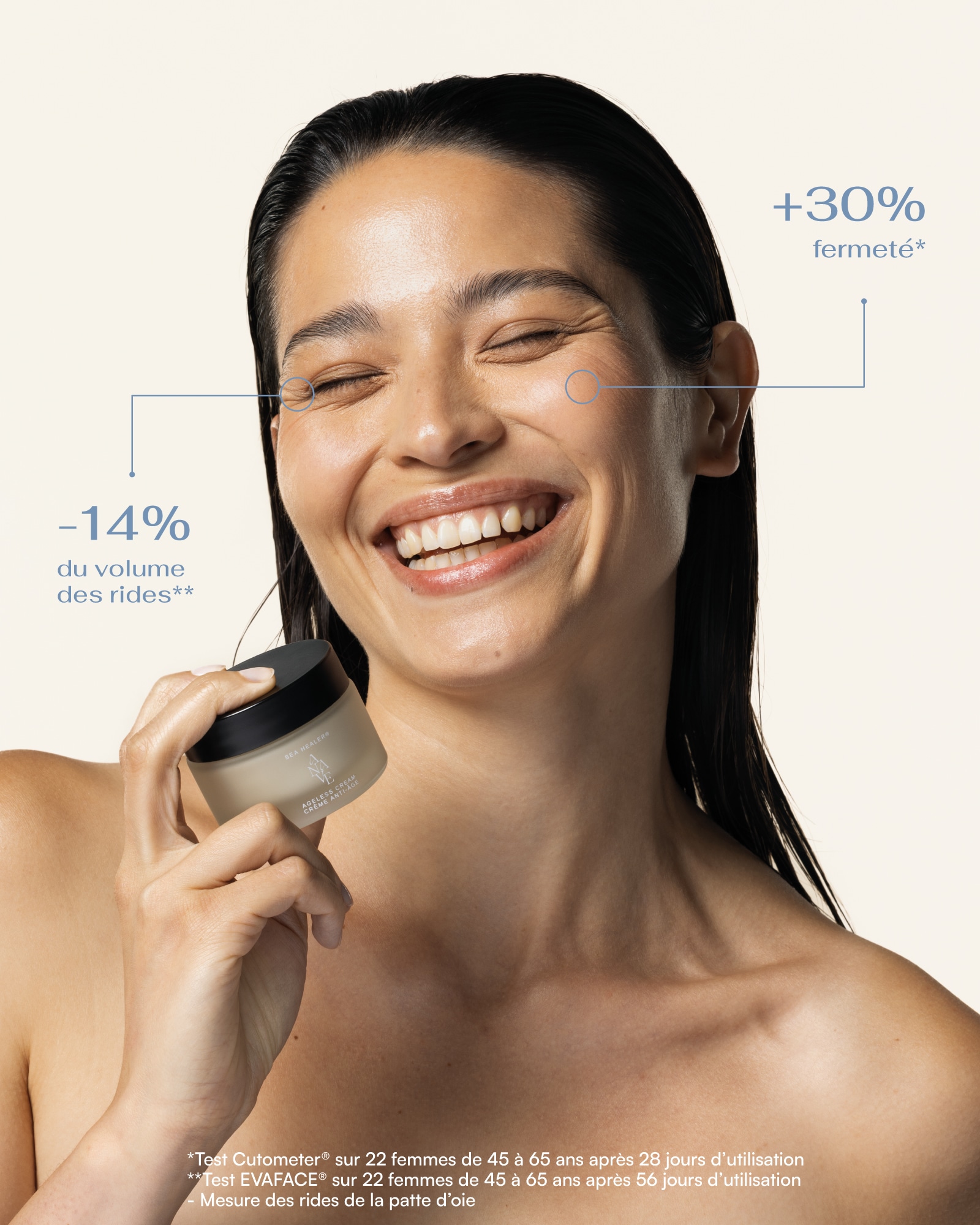 Crème anti-âge Sea Healer — bénéfices prouvés